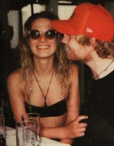 Cherry with her husband, Ed Sheeran